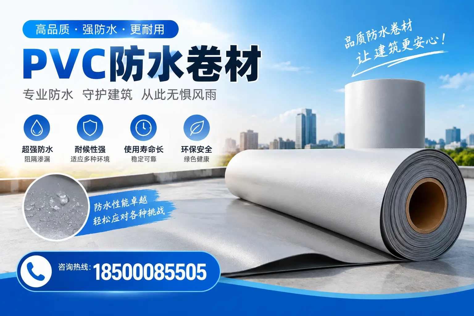 如何选择高质量的PVC防水卷材?乌海消费者必看指南